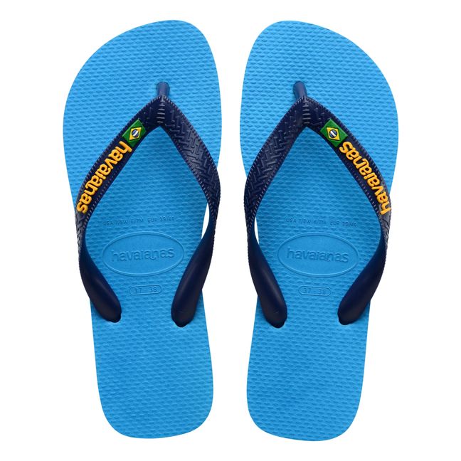 Tongs Brasil Logo | Bleu turquoise