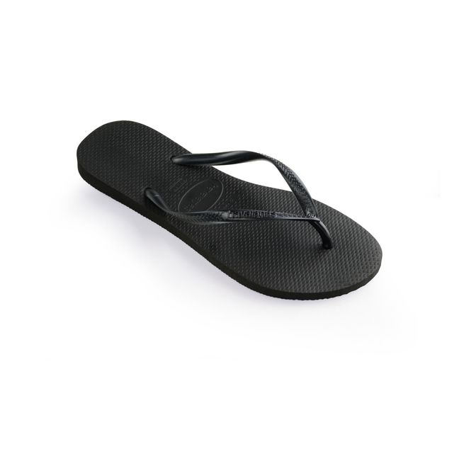 Slim Flip Flops | Schwarz