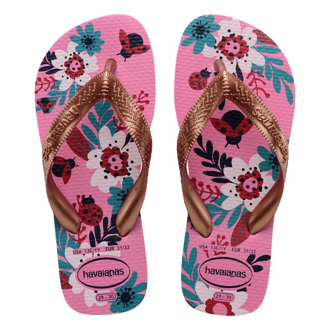 Tongs Kids Flores | Rose