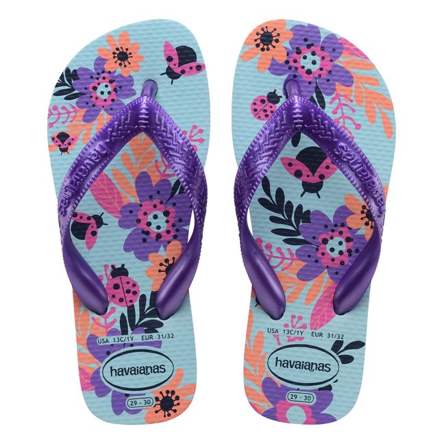 Flores Kids Flip-flops | Azul