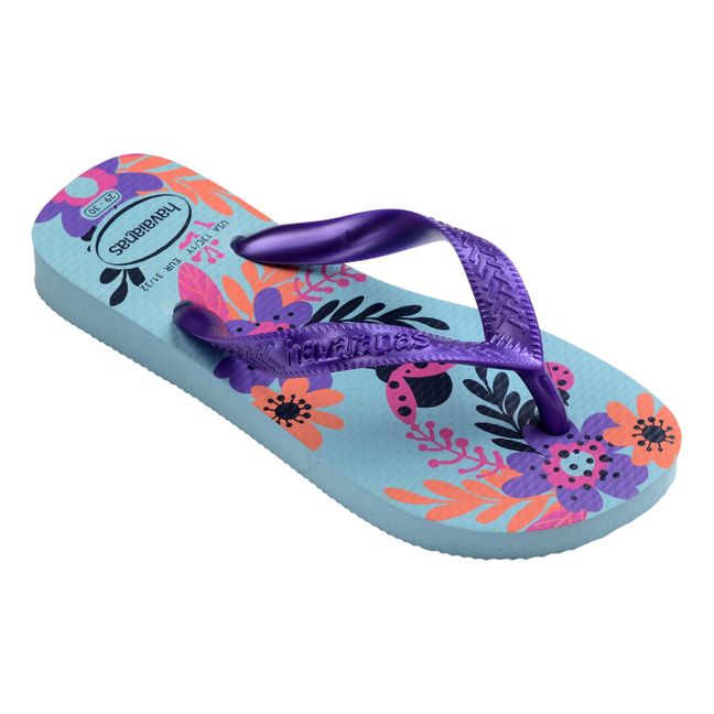 Flores Kids Flip-flops | Azul