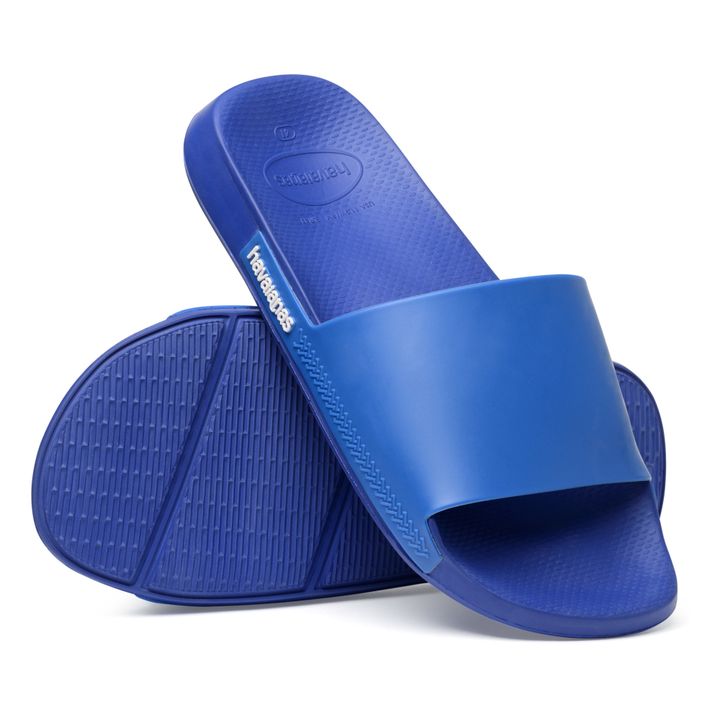 Tongs Slide Classique | Bleu marine- Image produit n°1