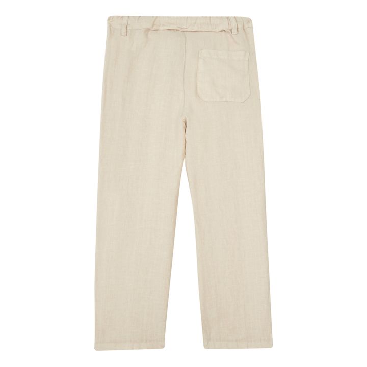 Linen Pants | Beige- Immagine del prodotto n°1