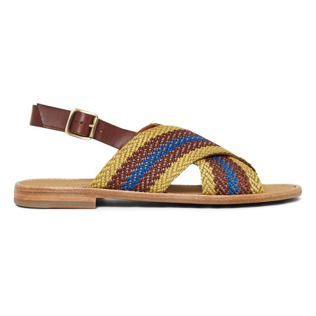 Burma Aztec Sandals | Multicolor