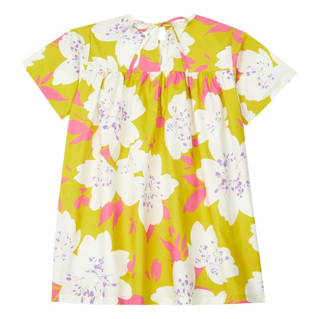 Vestido Flores | Ocre