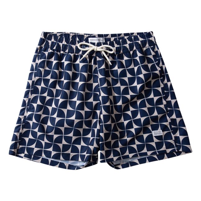 Classic Pinwheel Swim Trunks | Azul Marino