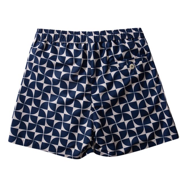 Classic Pinwheel Swim Trunks | Azul Marino