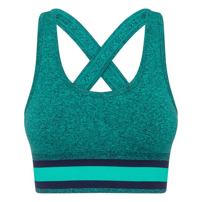 Sandy Marle Seamless Bralette | Verde esmeralda