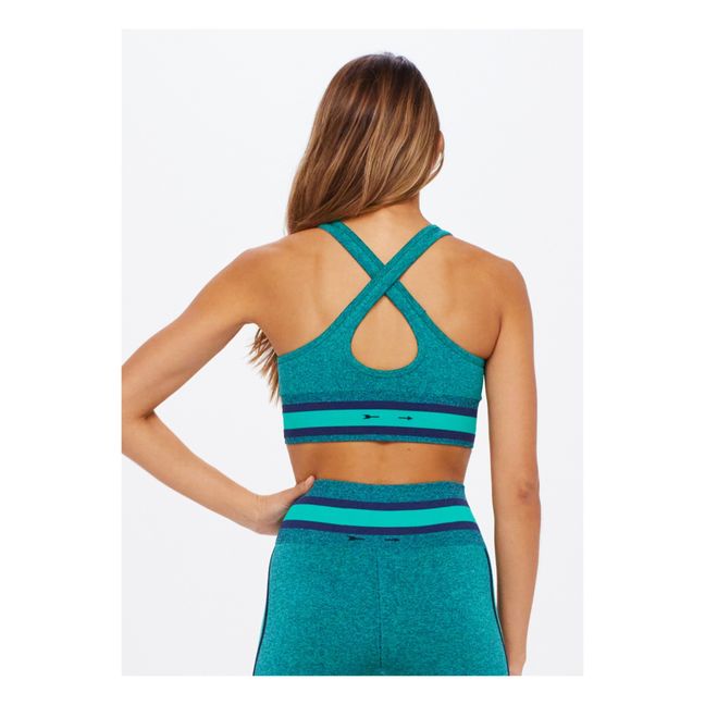 Sandy Marle Seamless Bralette | Verde esmeralda