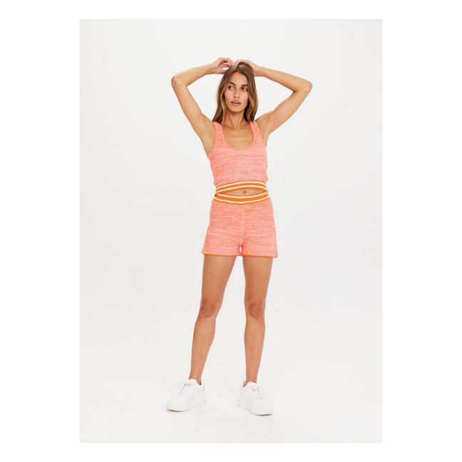 Cosmos Ophelia Organic Cotton Knit Top | Rosa