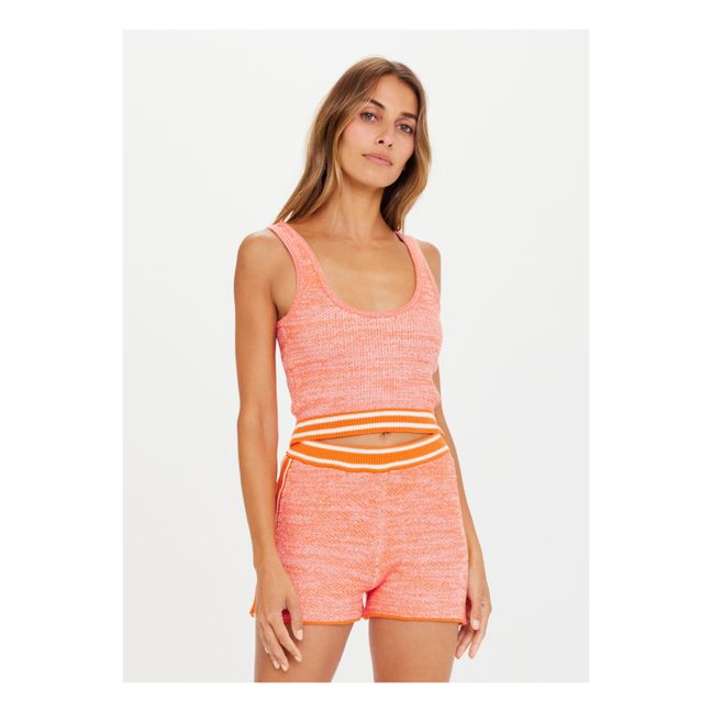 Cosmos Ophelia Organic Cotton Knit Top | Rosa
