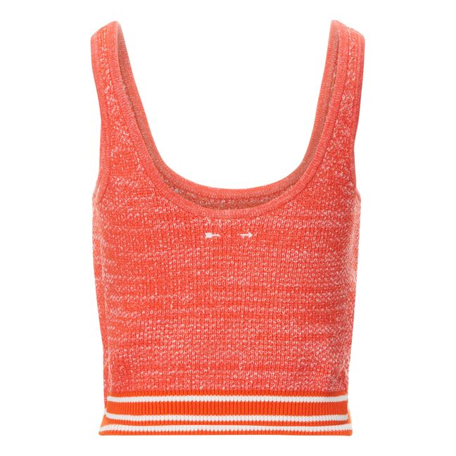 Cosmos Ophelia Organic Cotton Knit Top | Rosa