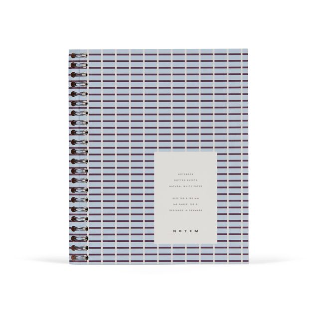 Quaderno con spirale, modello: Nela - M | Blu