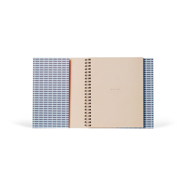 Quaderno con spirale, modello: Nela - M | Blu