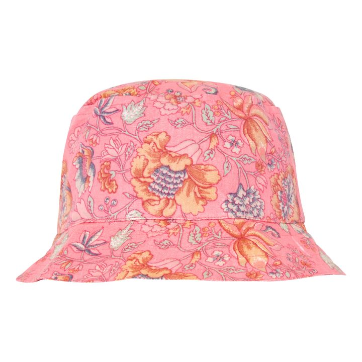 Lajik Flower Print Organic Cotton Hat | Rosa- Imagen del producto n°0