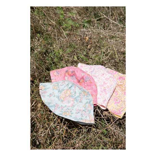 Chapeau Coton Bio Floral Lajik | Rose