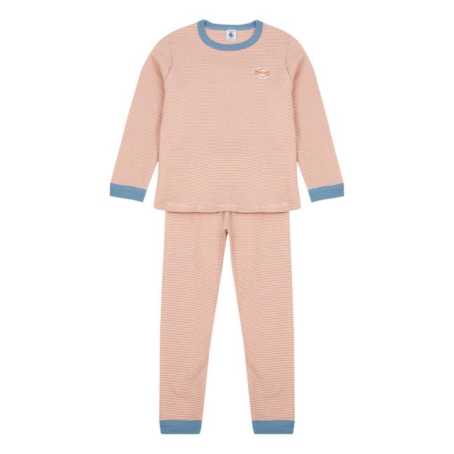 Milleraies Rib Knit Pyjama Set | Red