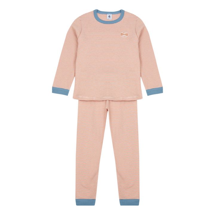Milleraies Rib Knit Pyjama Set | Red- Product image n°0