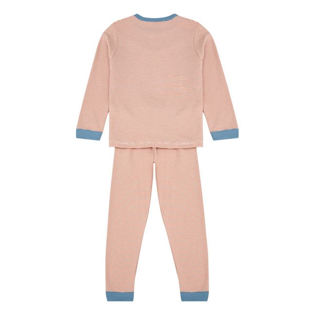 Milleraies Rib Knit Pyjama Set | Red