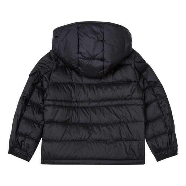 Dalles Hooded Puffer Jacket | Negro