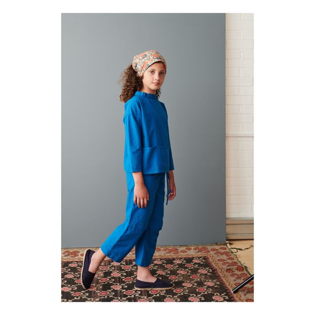 Pantalon Caper | Blau