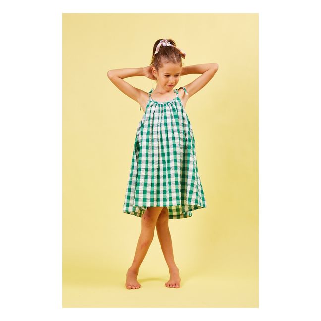 Dorothee Organic Cotton Dress | Green
