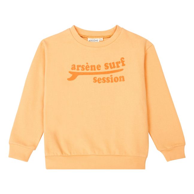 Sweatshirt aus Bio-Baumwolle Dany | Apricot