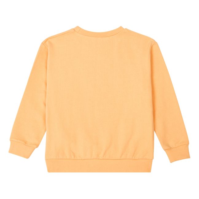 Sweatshirt aus Bio-Baumwolle Dany | Apricot