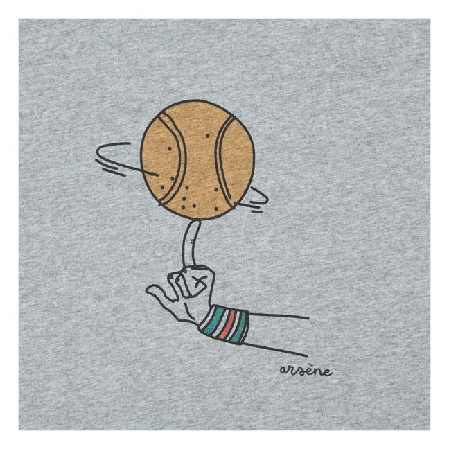 T-Shirt Coton Bio Diboan | Gris chiné