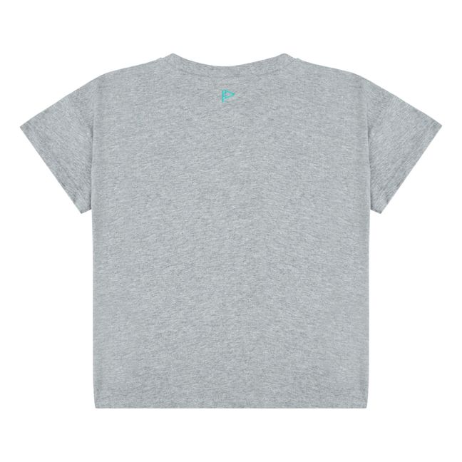T-Shirt Coton Bio Diboan | Gris chiné