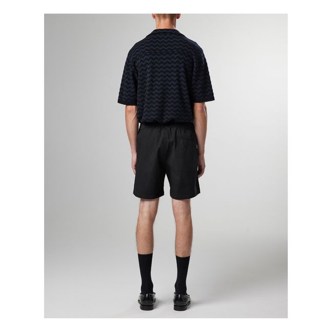 Pantalones cortos de algodón orgánico Gregor 1447 | Negro