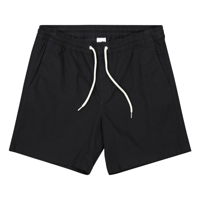 Pantalones cortos de algodón orgánico Gregor 1447 | Negro