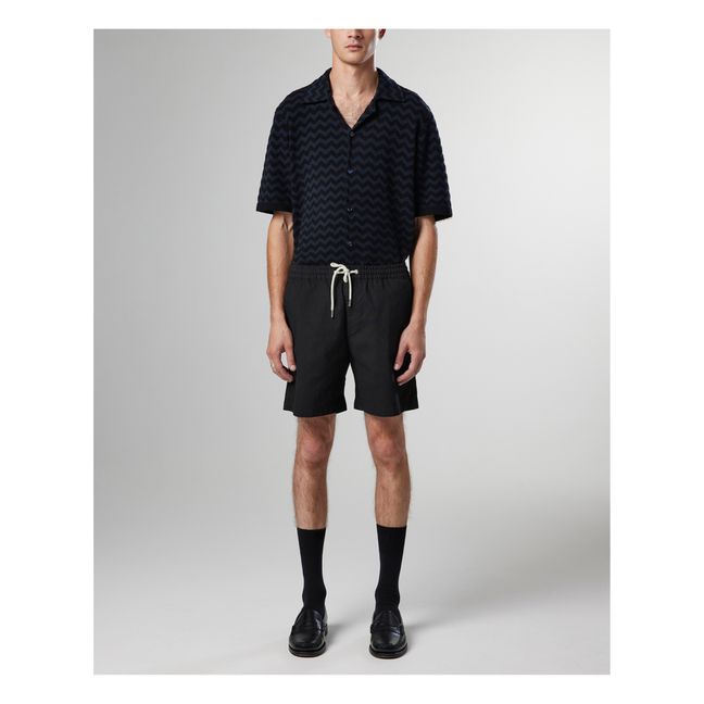 Pantalones cortos de algodón orgánico Gregor 1447 | Negro