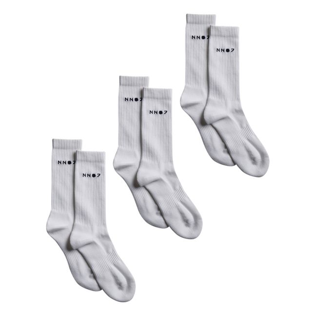 9063 Tennis Socks | White