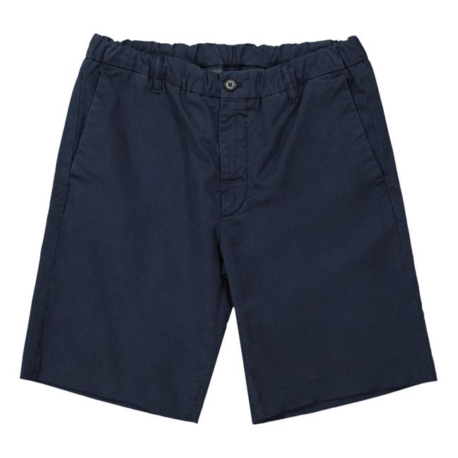 Theodor 1040 Organic Cotton Shorts | Blu marino