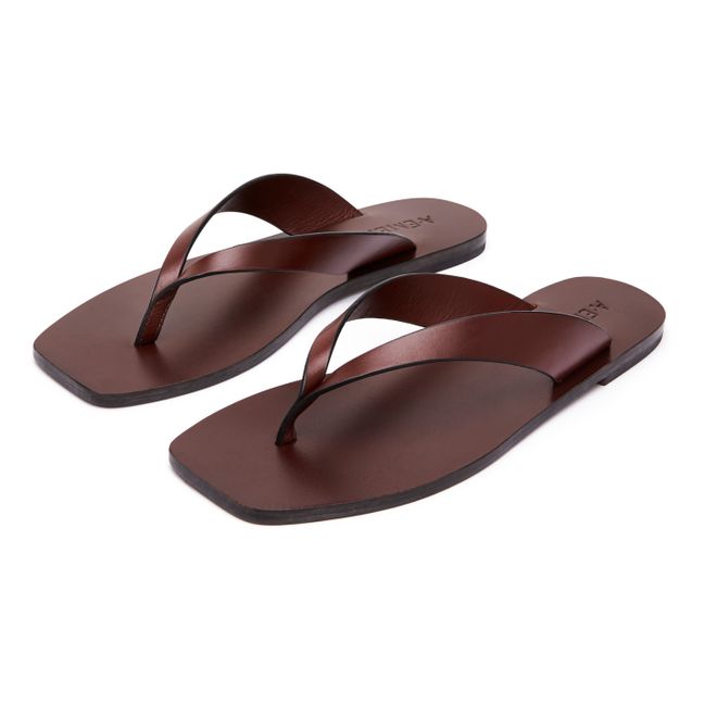 Kinto Sandals | Burgundy