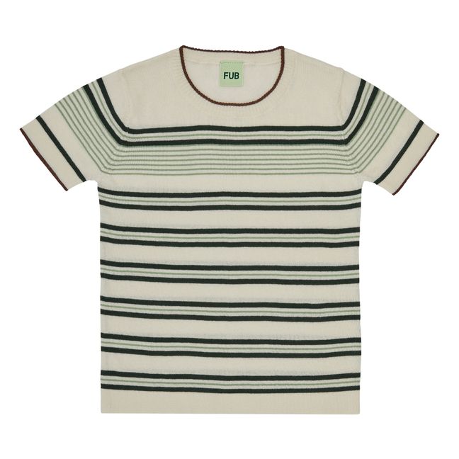 Camiseta de manga corta de algodón orgánico | Verde Abeto