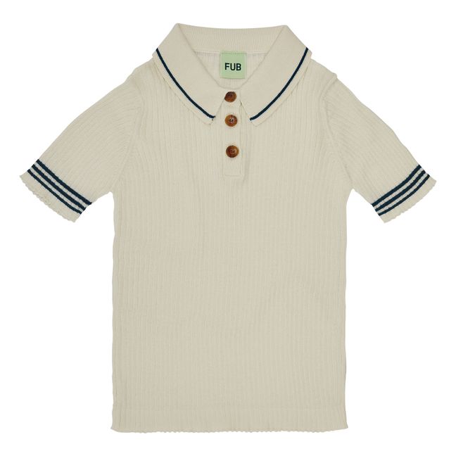 Polo Manches Courtes Coton Bio | Ecru
