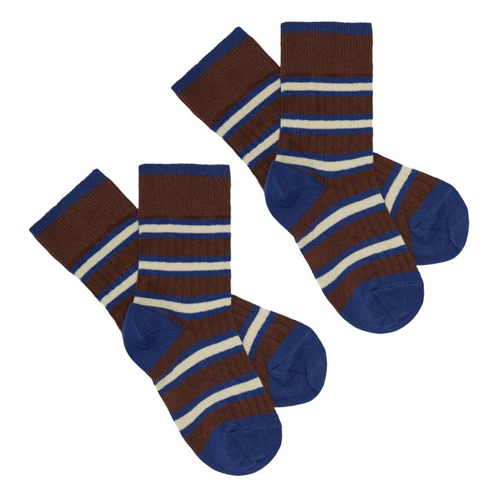 Striped Socks | Brown- Product image n°1