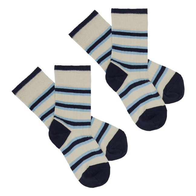 Striped Socks | Azul Marino