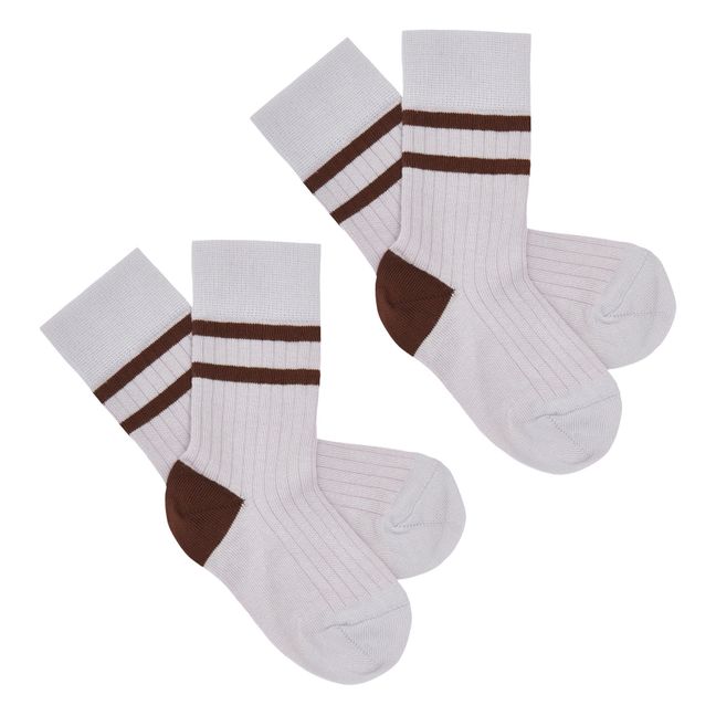 Chaussettes Rib | Lilas