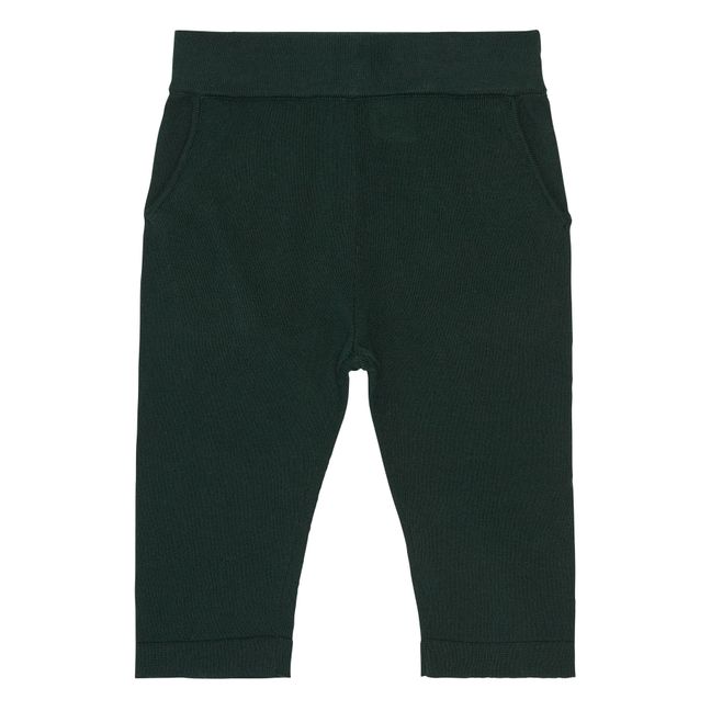 Pantalon Coton Bio | Vert foncé