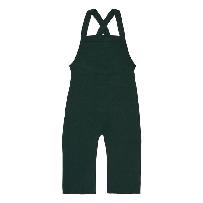 Tutina in cotone biologico | Verde scuro