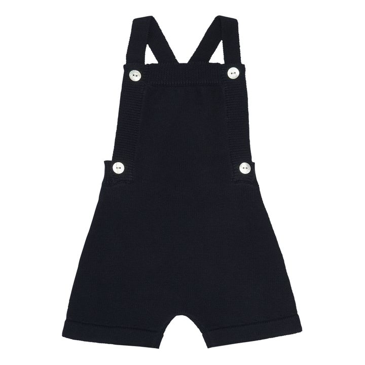 Organic Cotton Overalls | Navy blue- Product image n°0