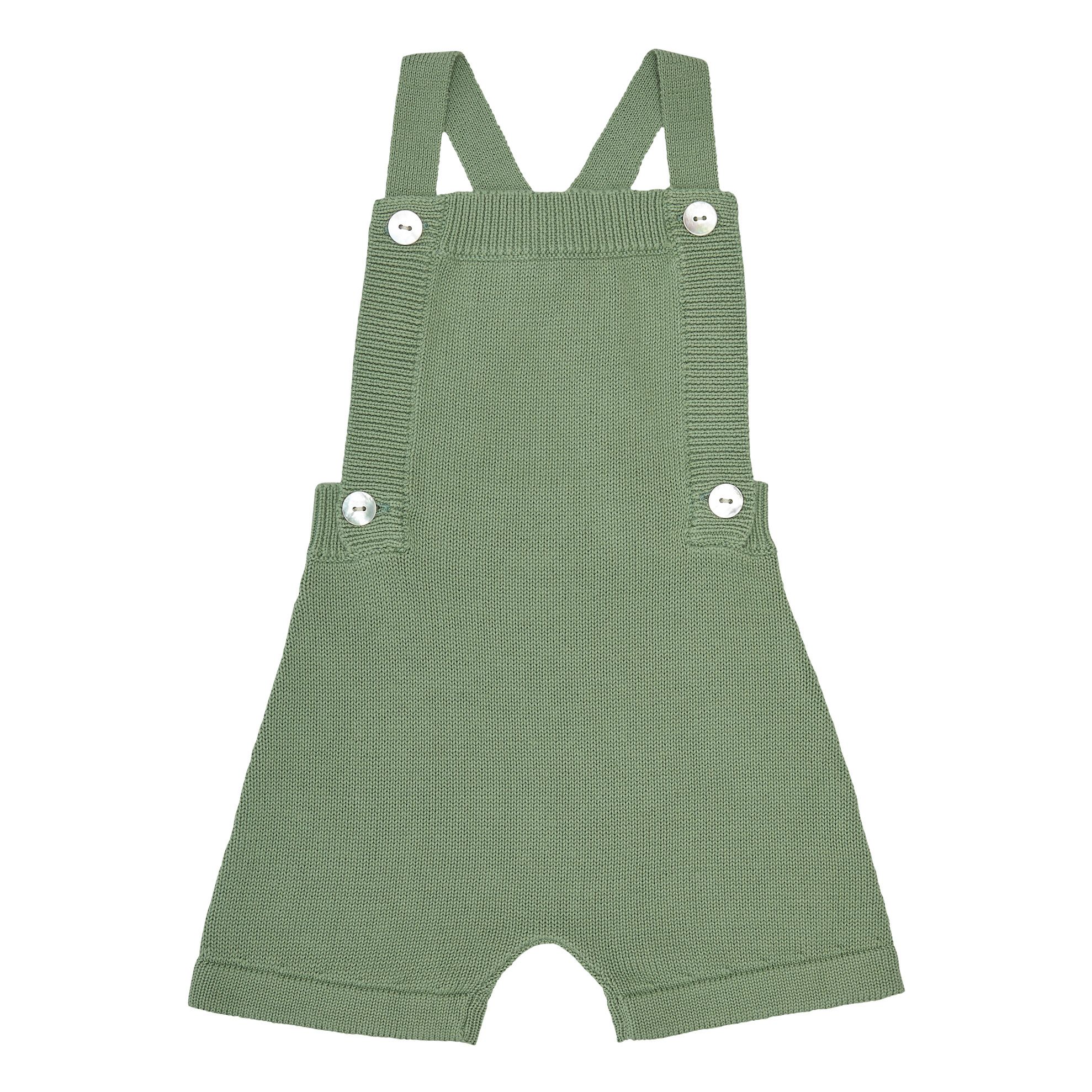 Organic Cotton Overalls | Sage- Product image n°0
