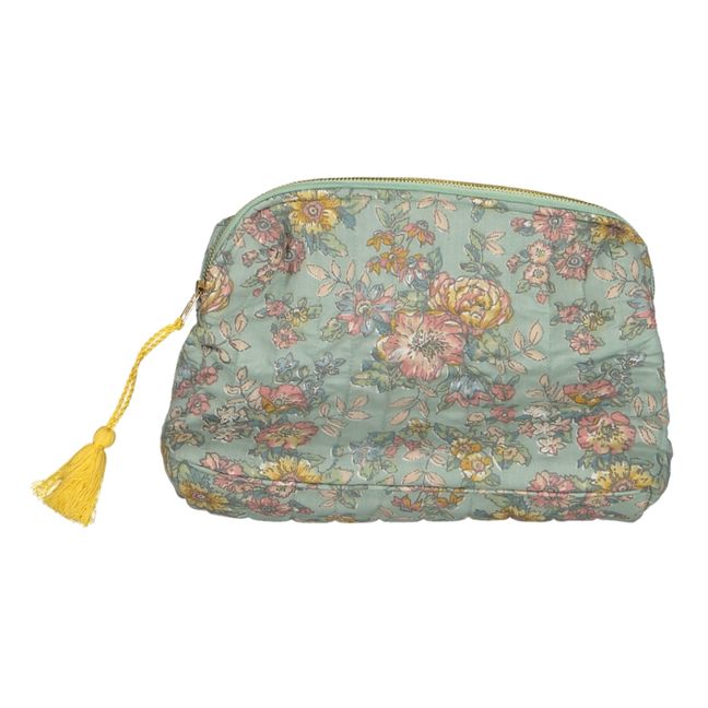 Pochette Teiki  en coton bio | Vert d'eau