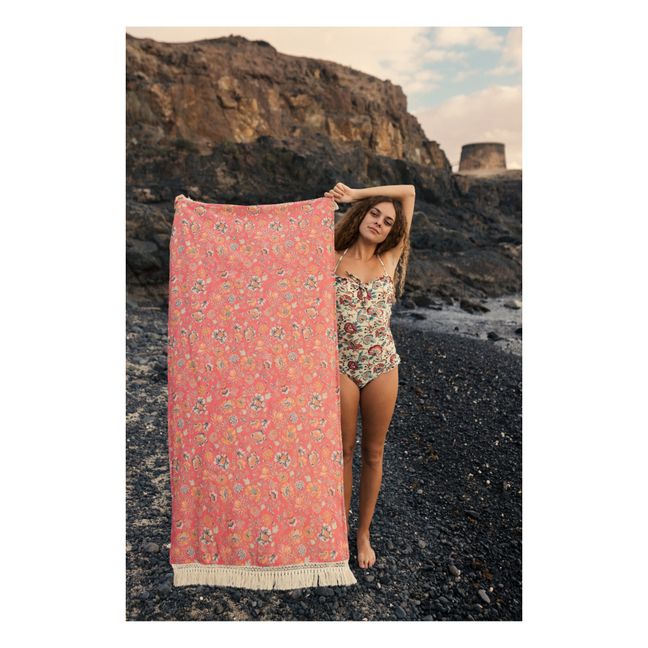 Serviette de plage Lana  | Rose