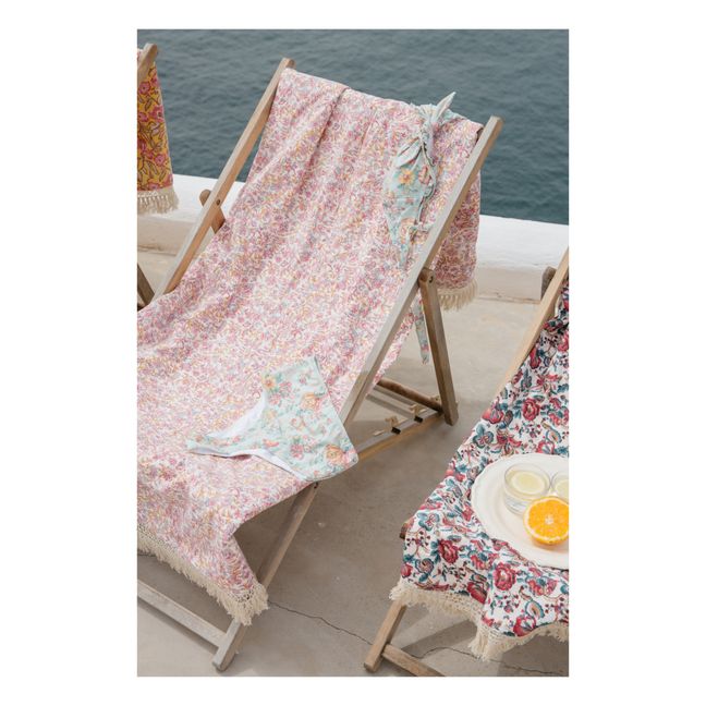 Toalla de Playa Lana  | Rosa Palo