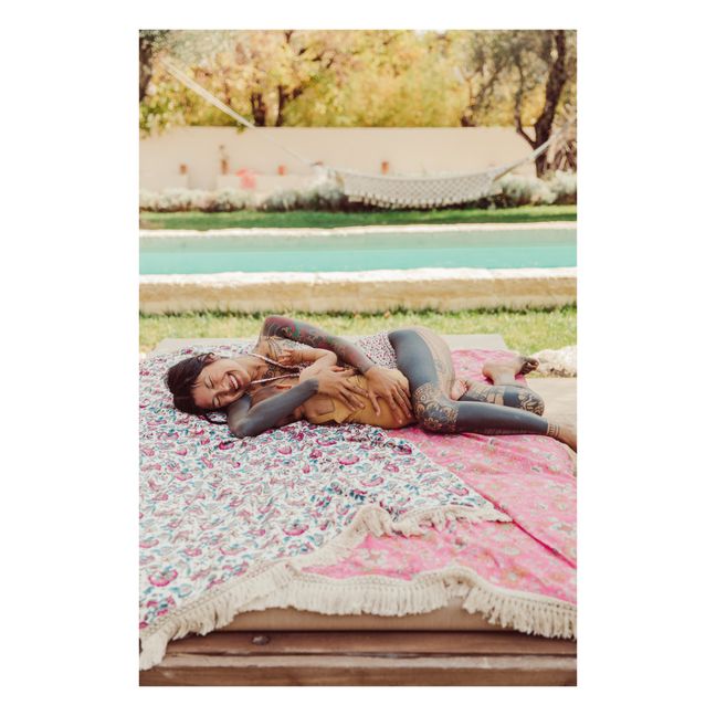 Serviette de plage Lana  | Rose