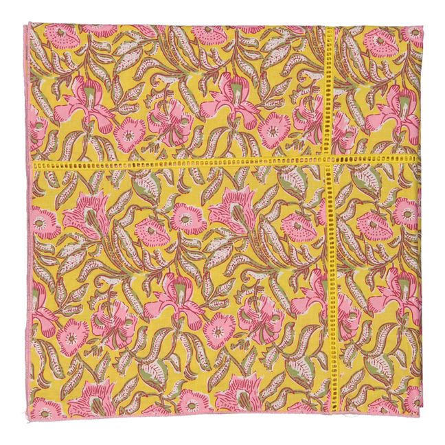 Nappe Carla en coton bio | Jaune